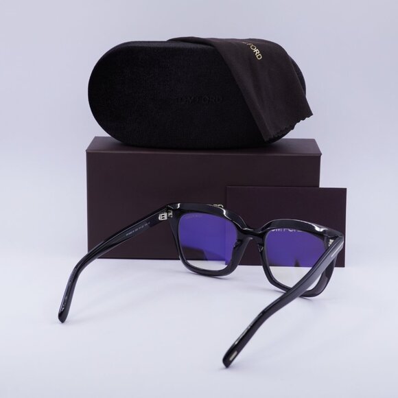 Tom Ford FT5880-B 020 Square Eyeglasses 51mm - Grey/Clear Blue Light Block - Picture 10 of 10
